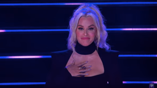 Celebrity weeps on stage, promptly sent home on <i>The Masked Singer</i>